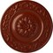 Ekena Millwork Milan Ceiling Medallion, Hand-Painted Firebrick, 47 5/8"OD x 2 3/4"P CM47MIFIF - alternate 1